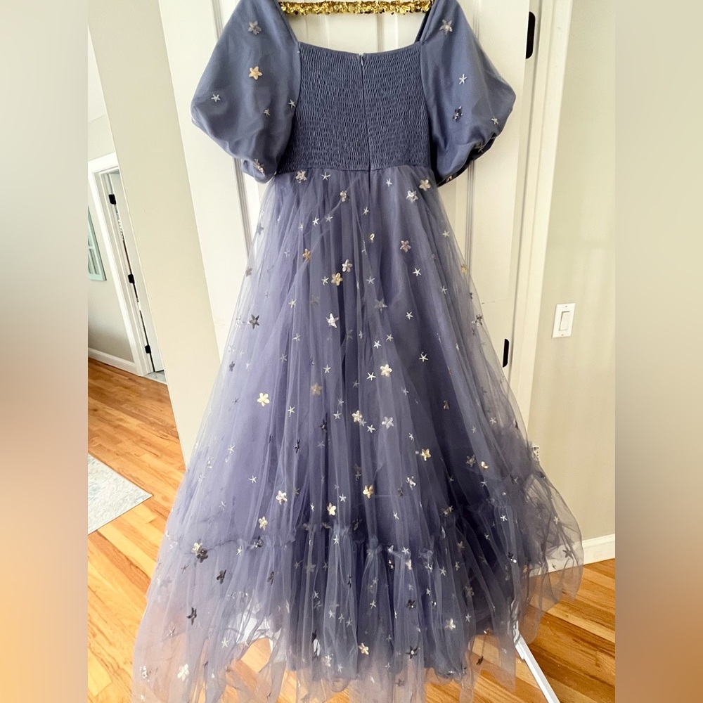 JessaKae Wendy Starry Gown Dress in Blue Star Blur whimsigoth fairycore - Picture 5 of 7